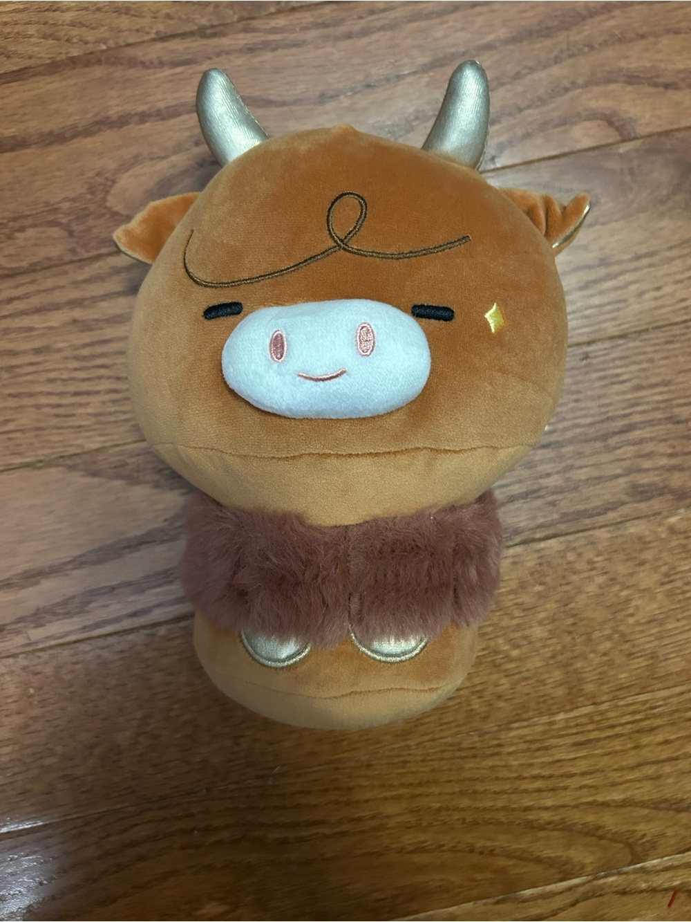 Messi Highland Cow Brown Plush Stuffed Animal
